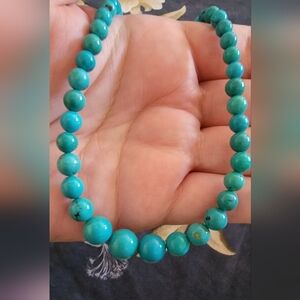 JAY KING, DTR, Genuine Turquoise, Sterling Silver Necklace